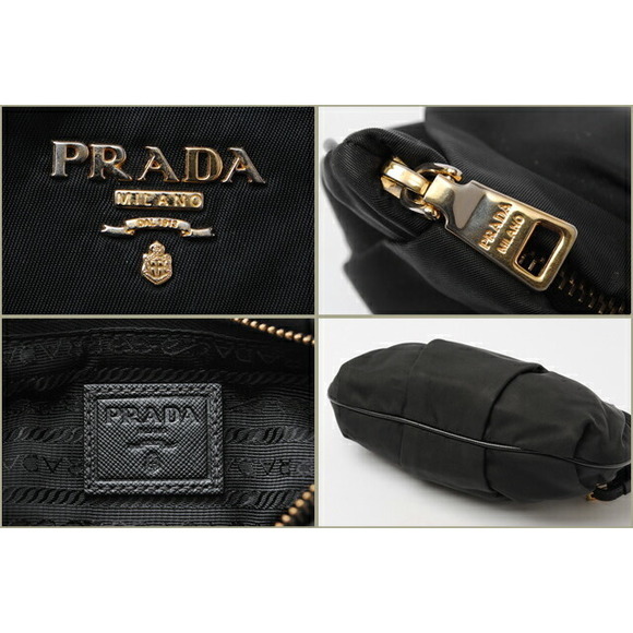 Prada Nylon Tesuto Nero Pouch - Picture 1 of 4